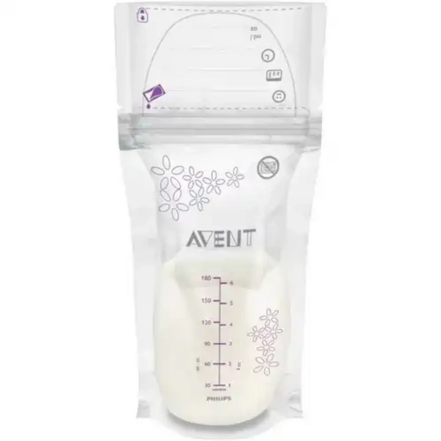 Image of Philips Avent Breast Milk Storage Bags 25-Pack