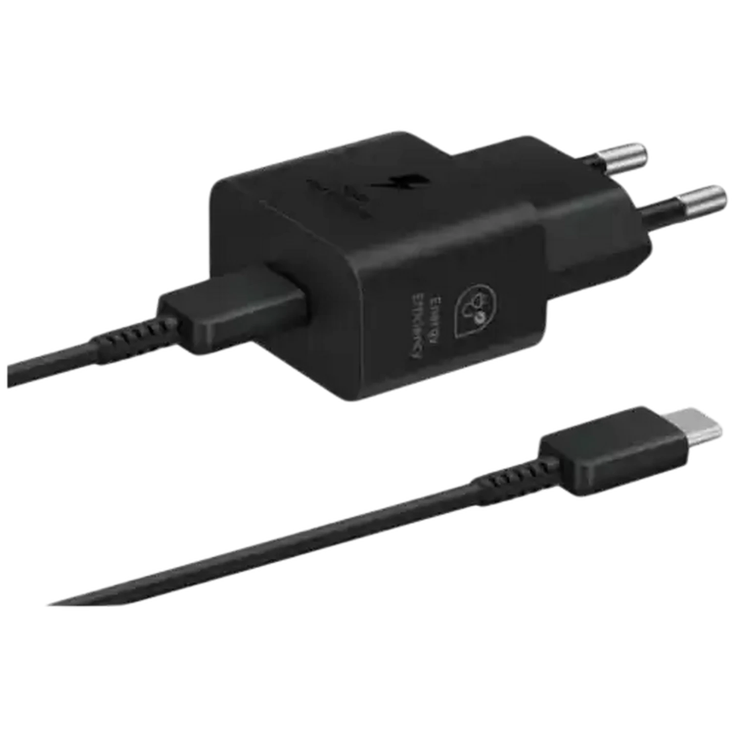 Image of Samsung Black GaN Travel Adaptor with Cable 25W