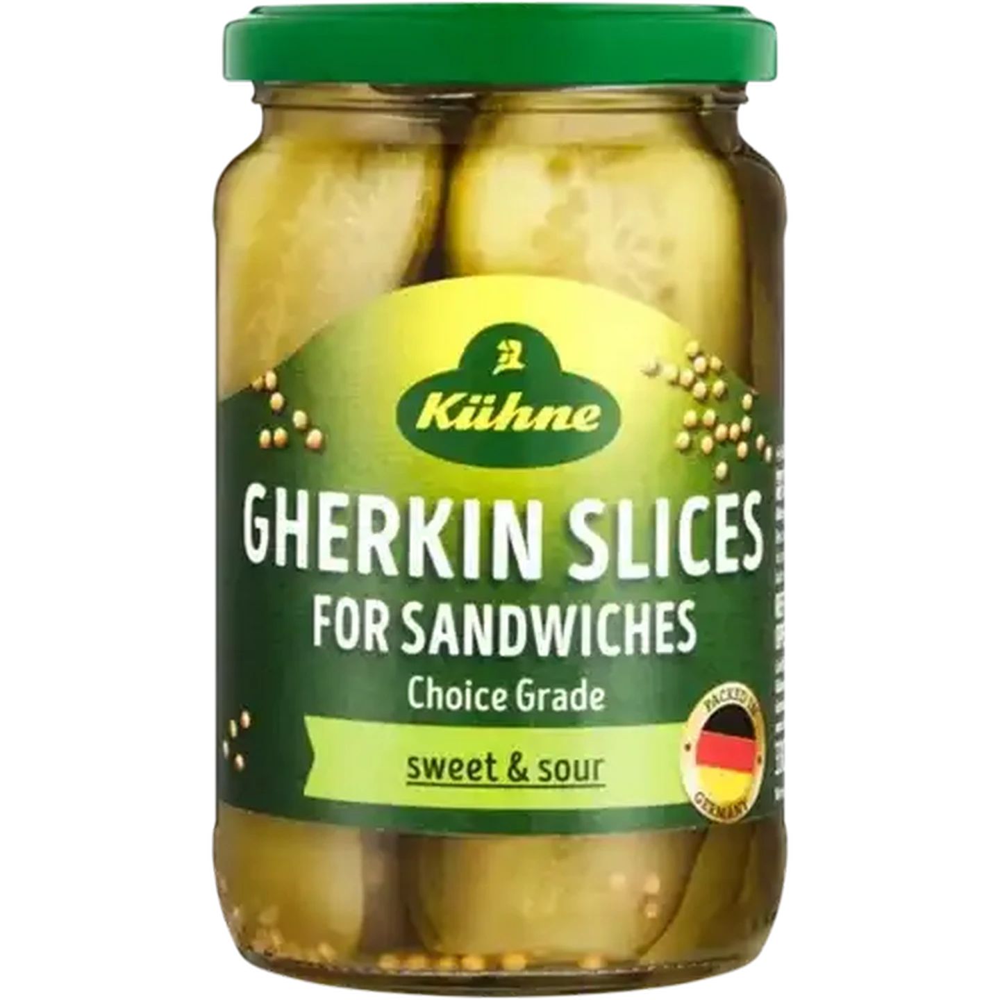 Image of Kühne Gherkin Slices for Sandwiches 330g
