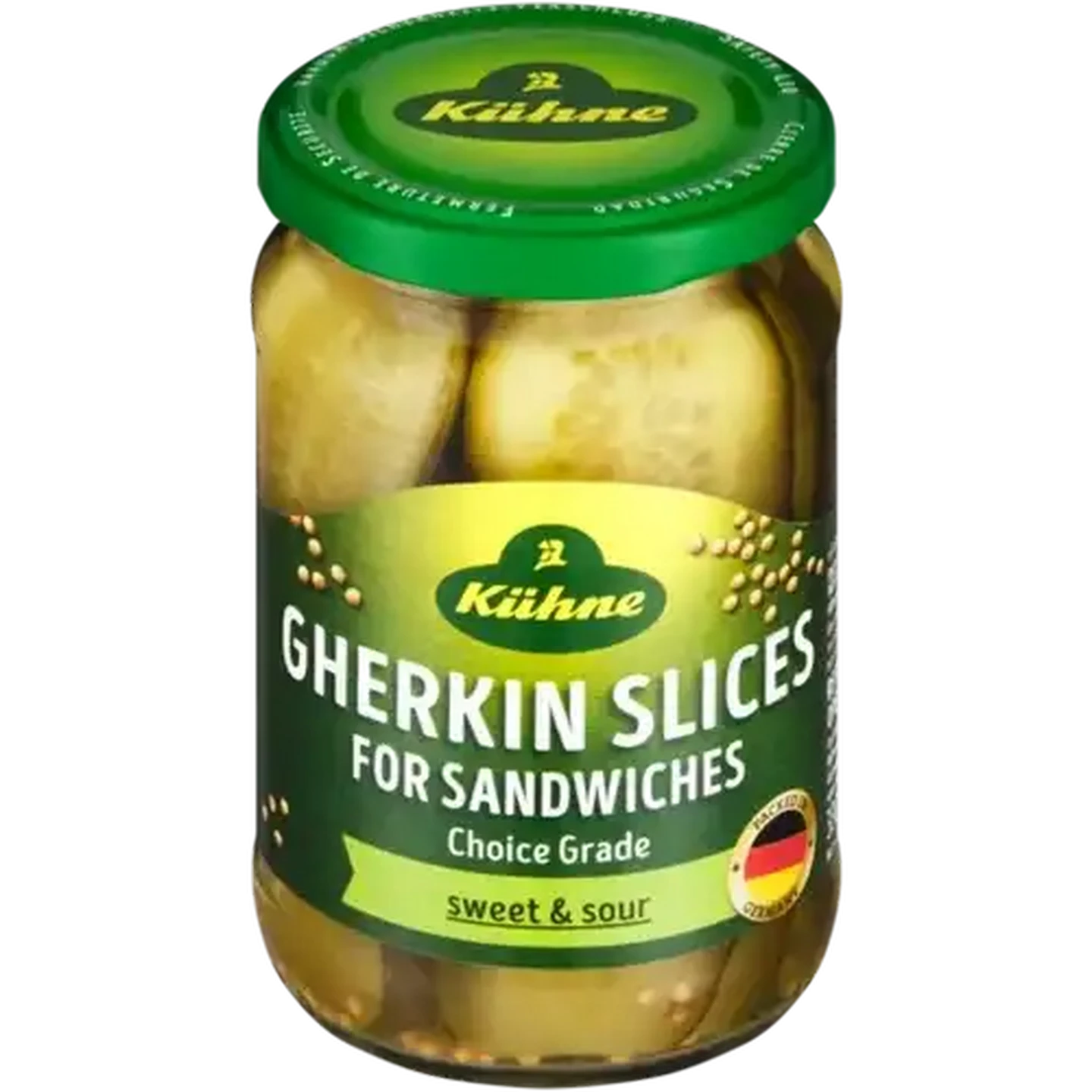 Image of Kühne Gherkin Slices for Sandwiches 330g