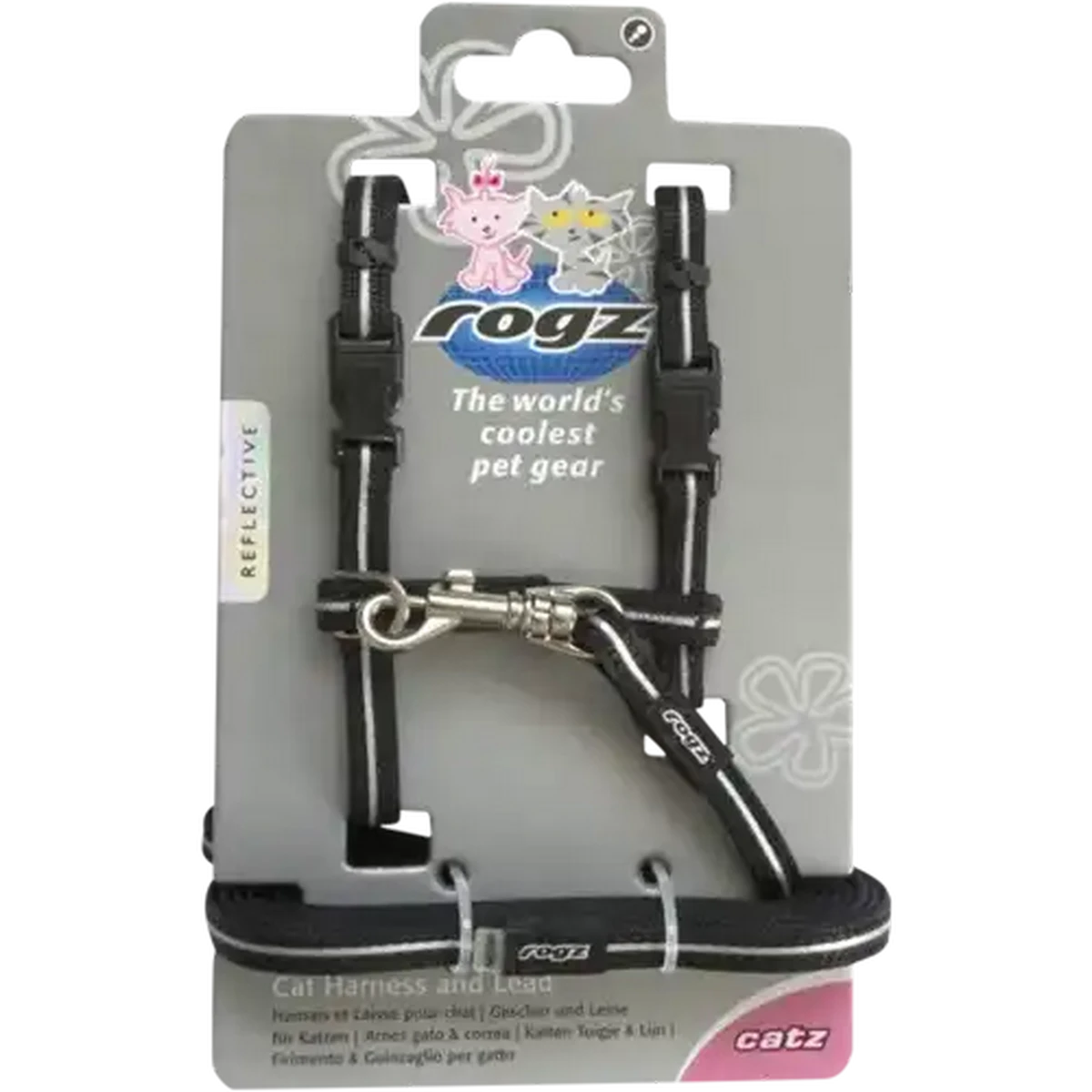 Checkers Sixty60 | Rogz Extra Small Black Alleycat Cat Harness