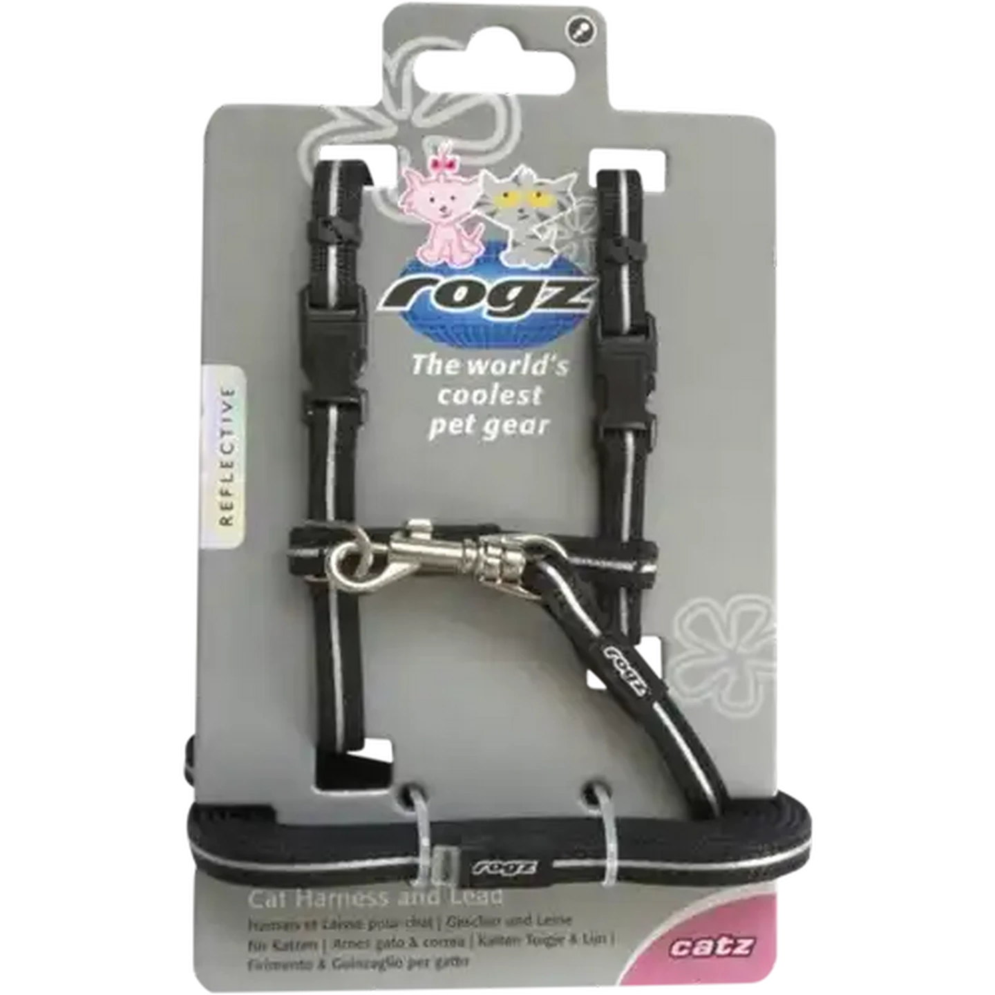 Checkers Sixty60 | Rogz Extra Small Black Alleycat Cat Harness