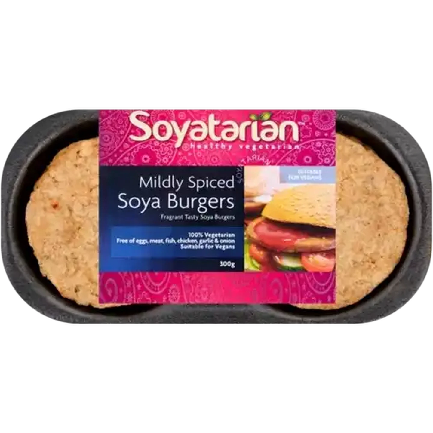 Checkers Sixty60 | Soyatarian Frozen Mildly Spiced Soya Burgers 300g