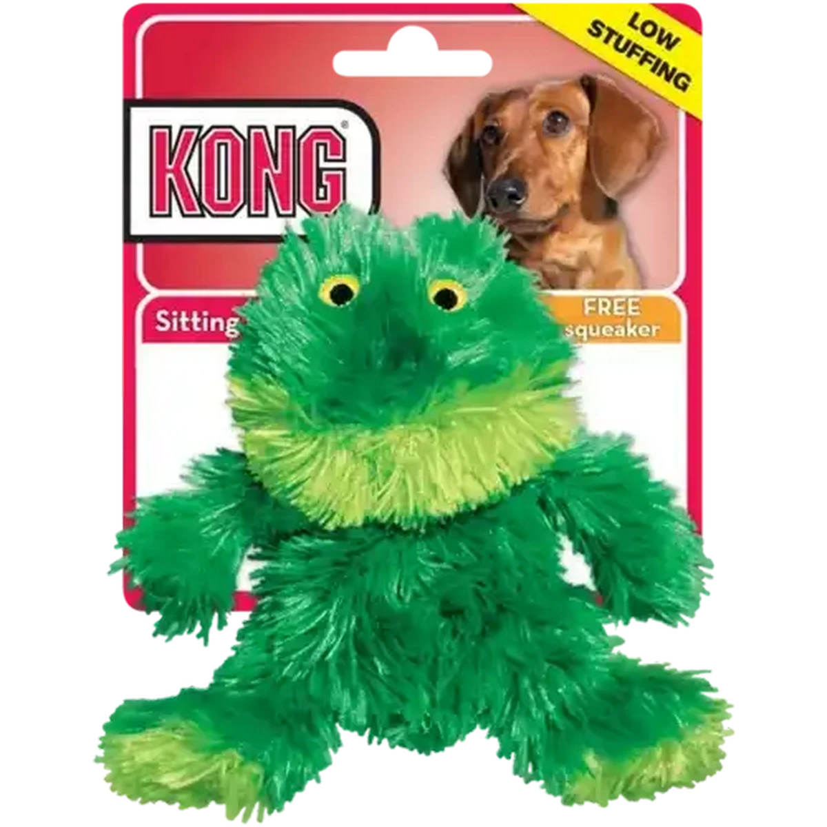 Checkers Sixty60 | Kong Medium Green Frog Dog Plush Toy