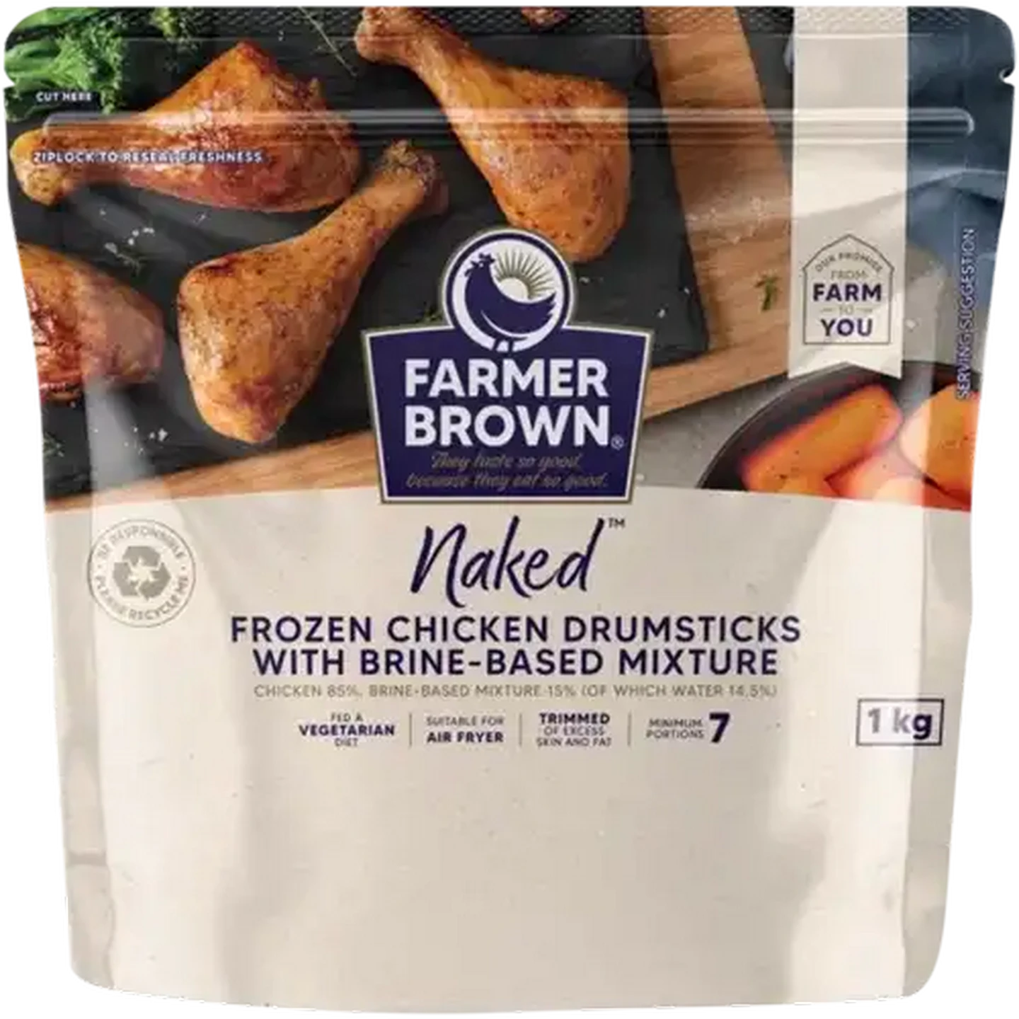 Checkers Sixty60 | Farmer Brown Naked Frozen Chicken Drumsticks