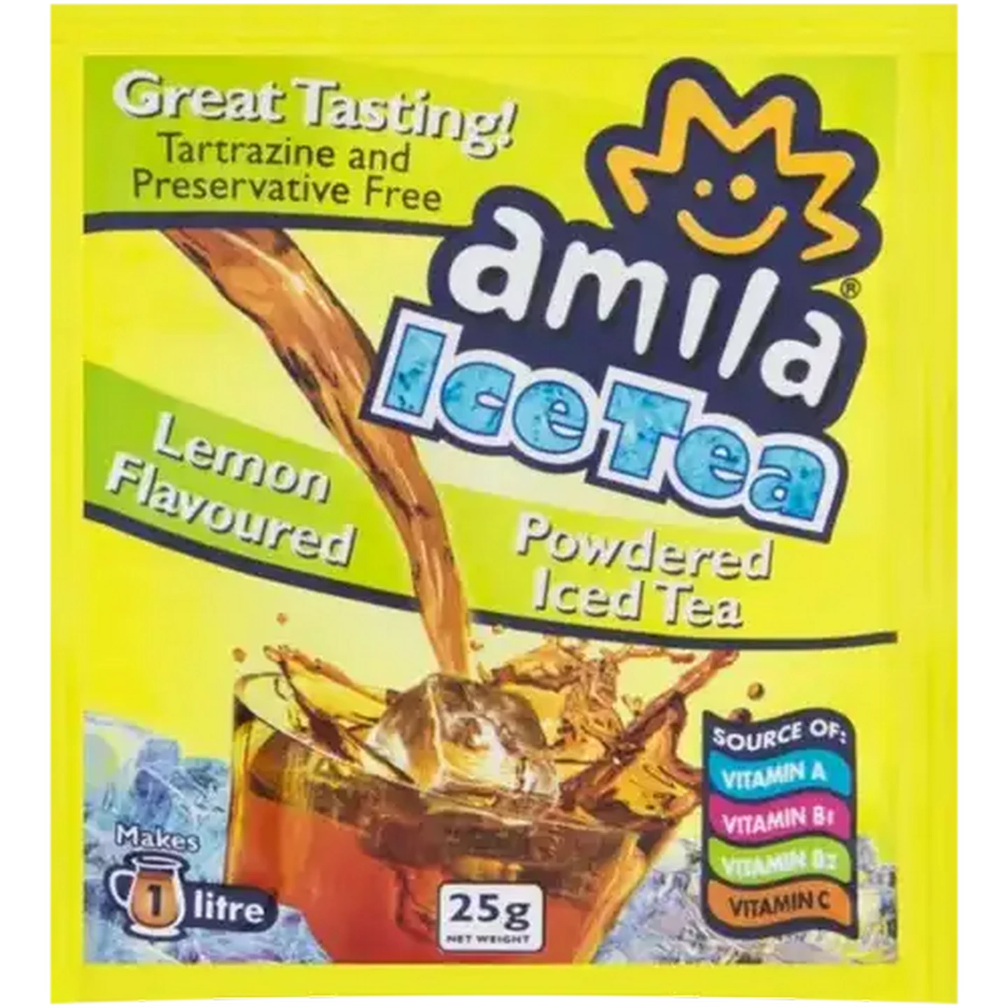 Image of Amila Lemon Flavoured Powdered Ice Tea 25g