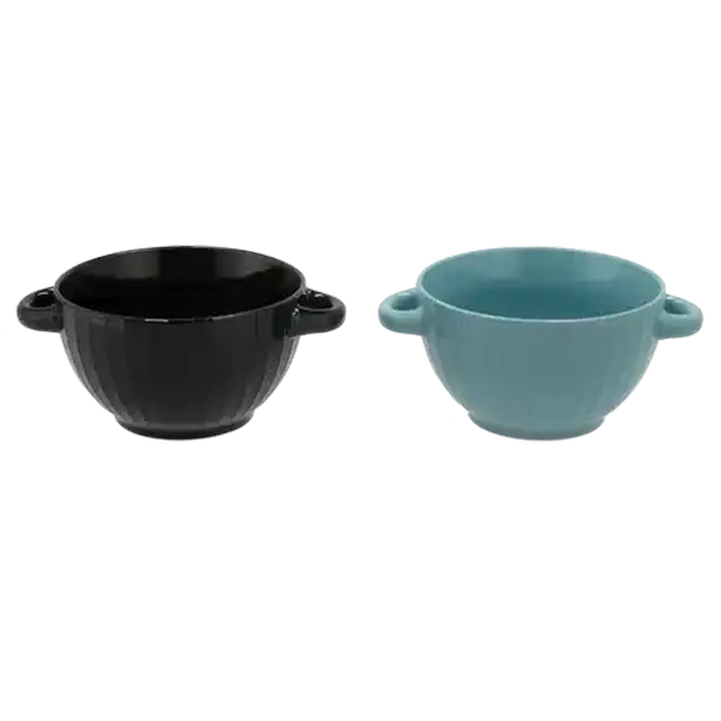 Image of Amber Rib Soup Bowl 650ml (Colour May Vary)