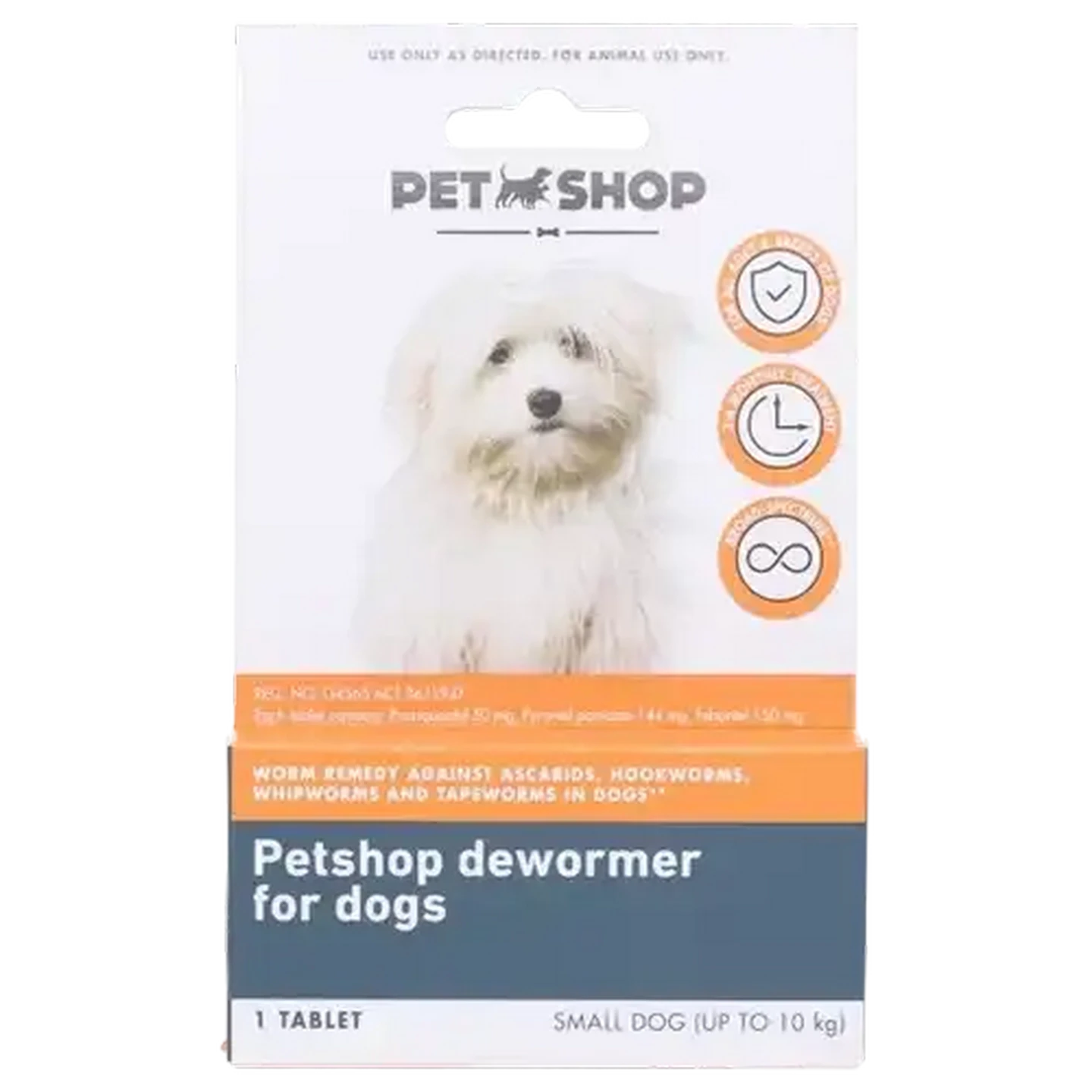 Image of Petshop Small Dog Dewormer 1 Tablet