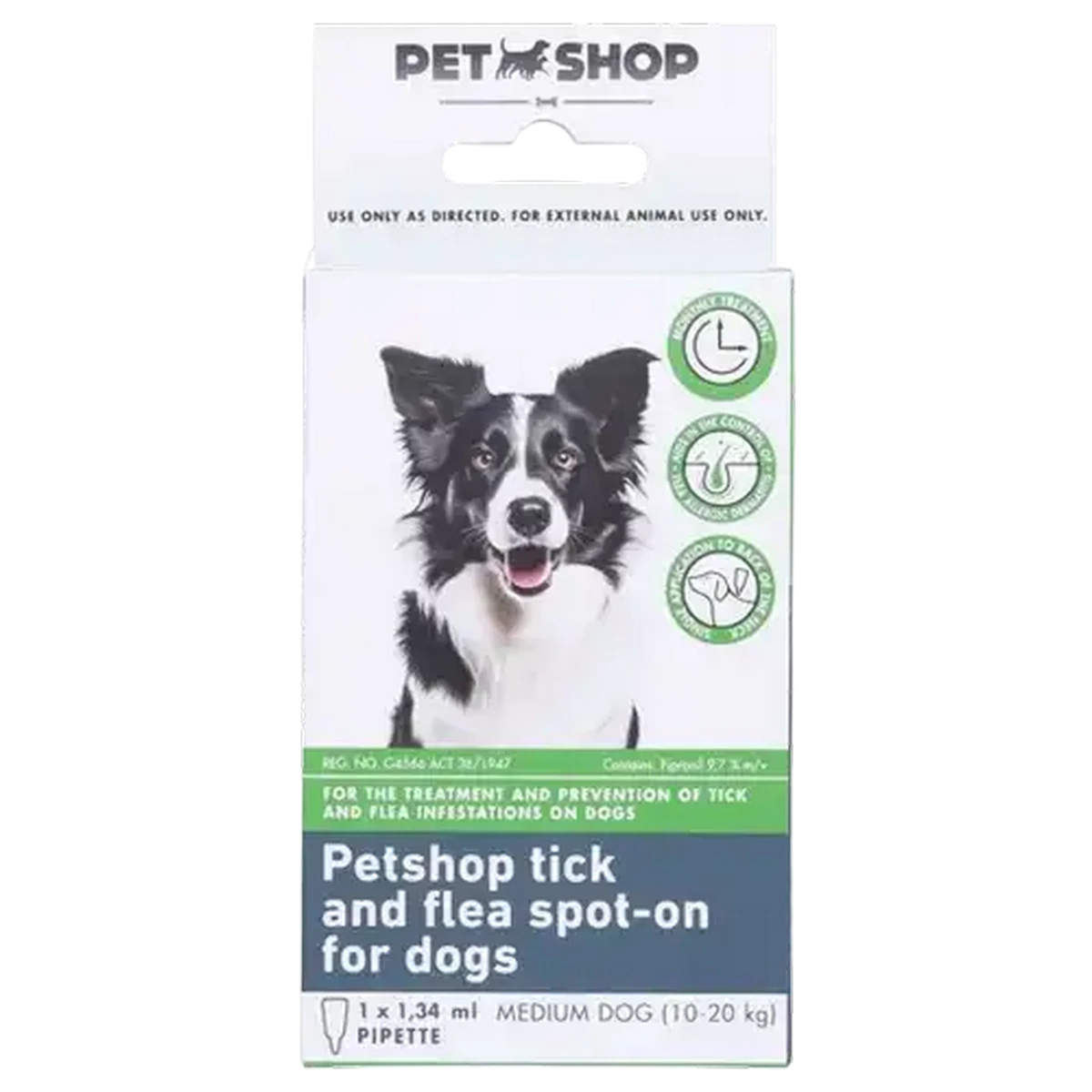 Checkers Sixty60 | Petshop Tick & Flee Medium Dog Spot-On 1.34ml