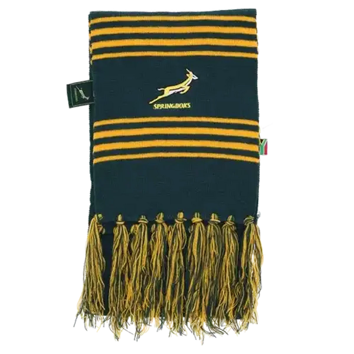 sa_cha Checkers Sixty60 | Springbok Green & Gold Quartz Scarf