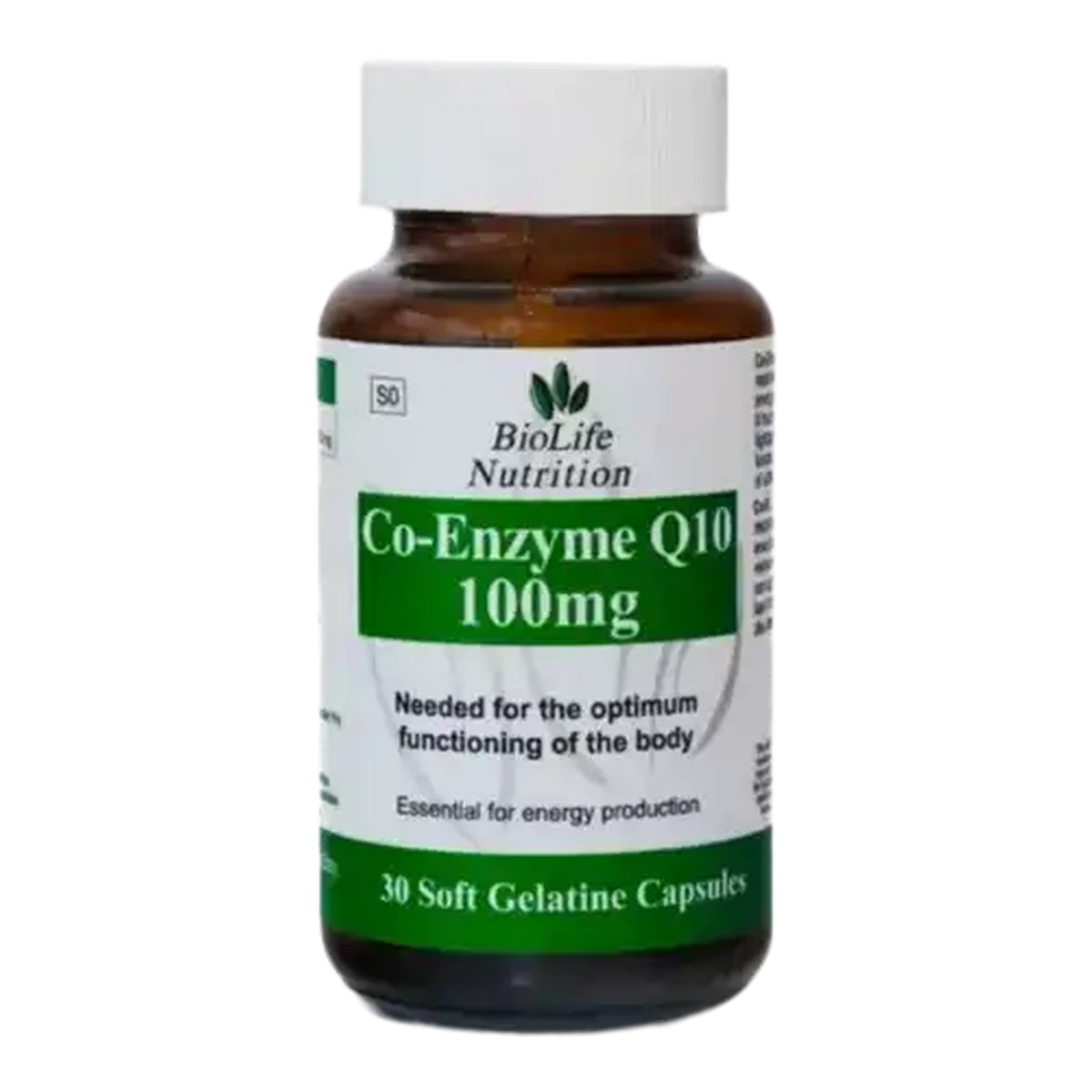 Checkers Sixty60 | BioLife Nutrition Coenzyme Q10 Supplement 100mg 30s