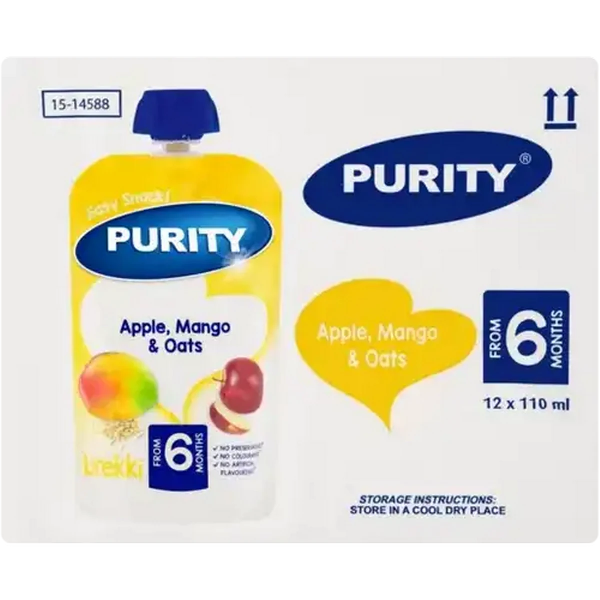 Checkers Sixty60 | PURITY From 6 Months Apple, Mango & Oats Brekki 12 x ...
