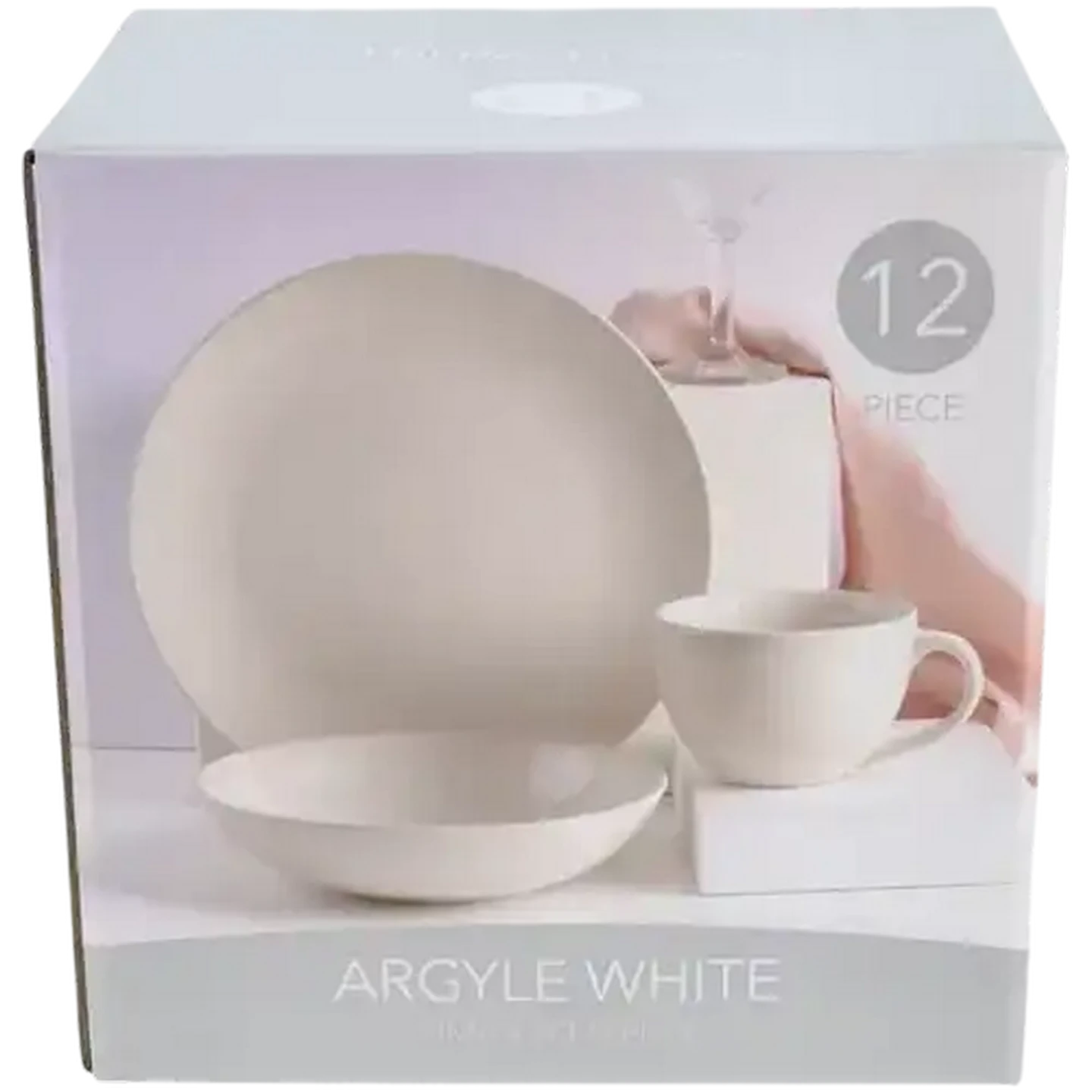Checkers Sixty60 | Argyle White Dinner Set 12-Piece