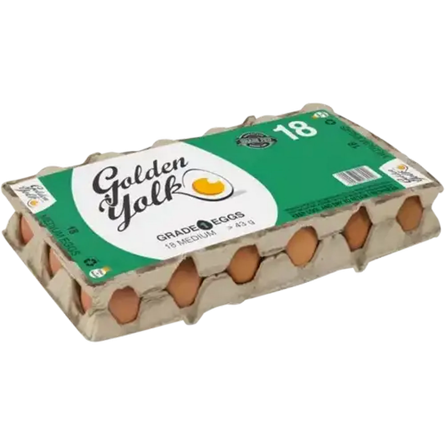 Checkers Sixty60 | Golden Yolk Medium Eggs 18 Pack