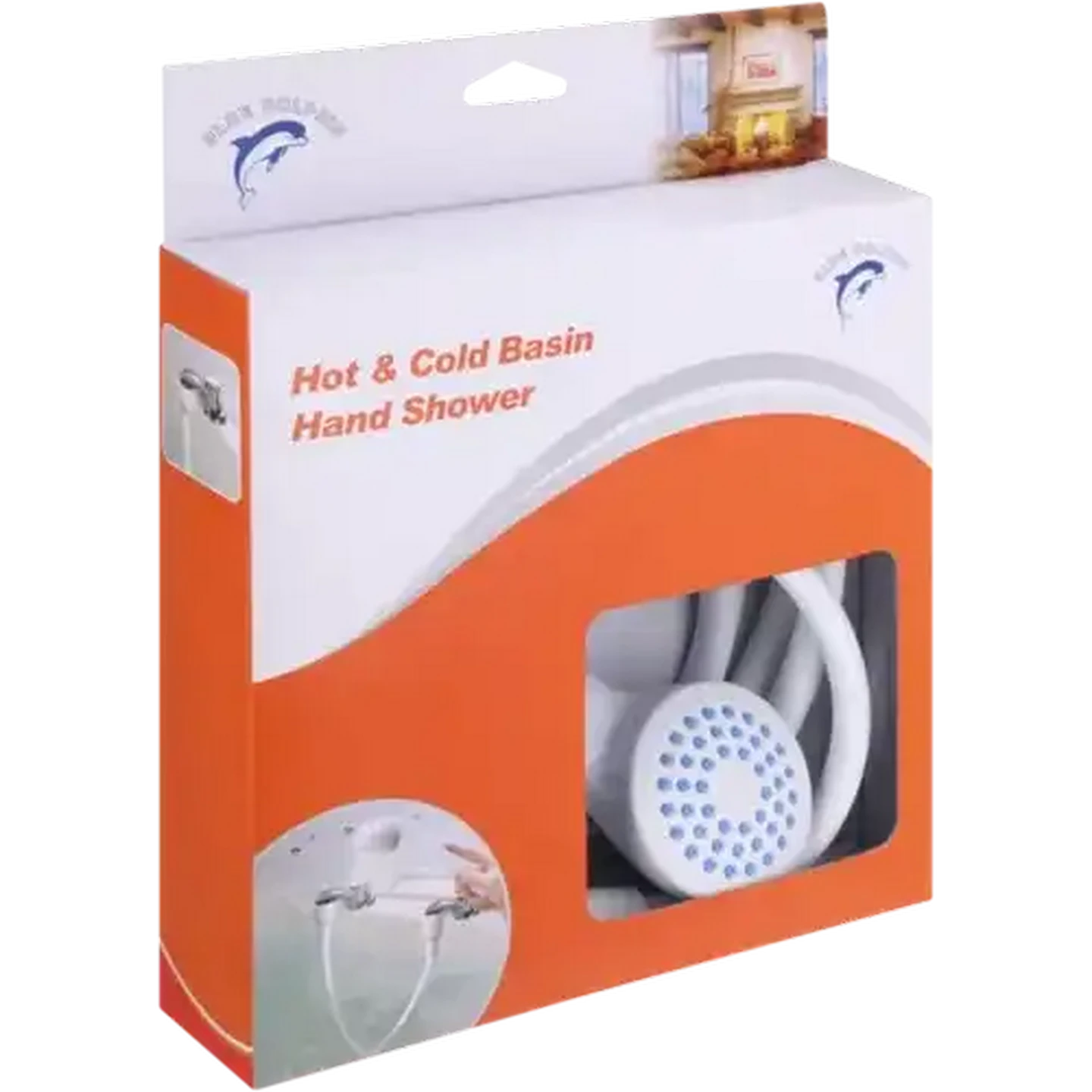 Image of Blue Dolphin White Hot & Cold Basin Hand Shower
