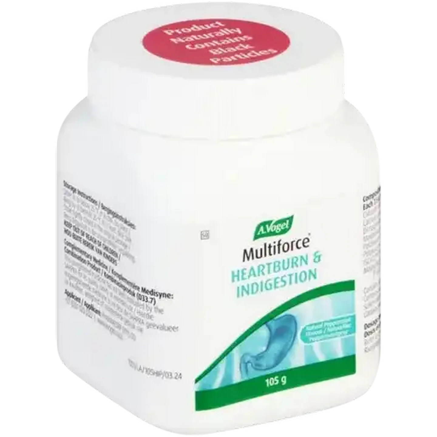 Image of A. Vogel Multiforce Natural Peppermint Flavour Heartburn & Indigestion Powder 105g