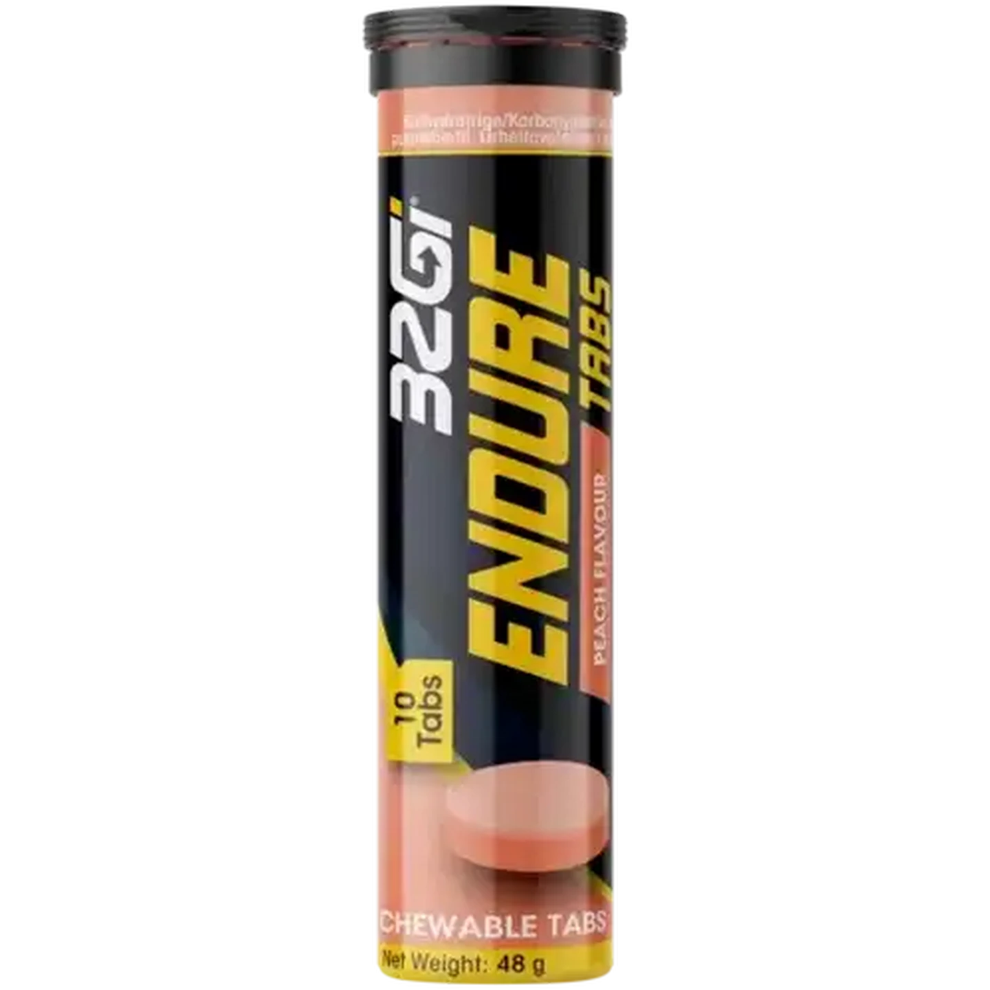 Image of 32Gi Endure Peach Flavoured Chewable Tablets 48g