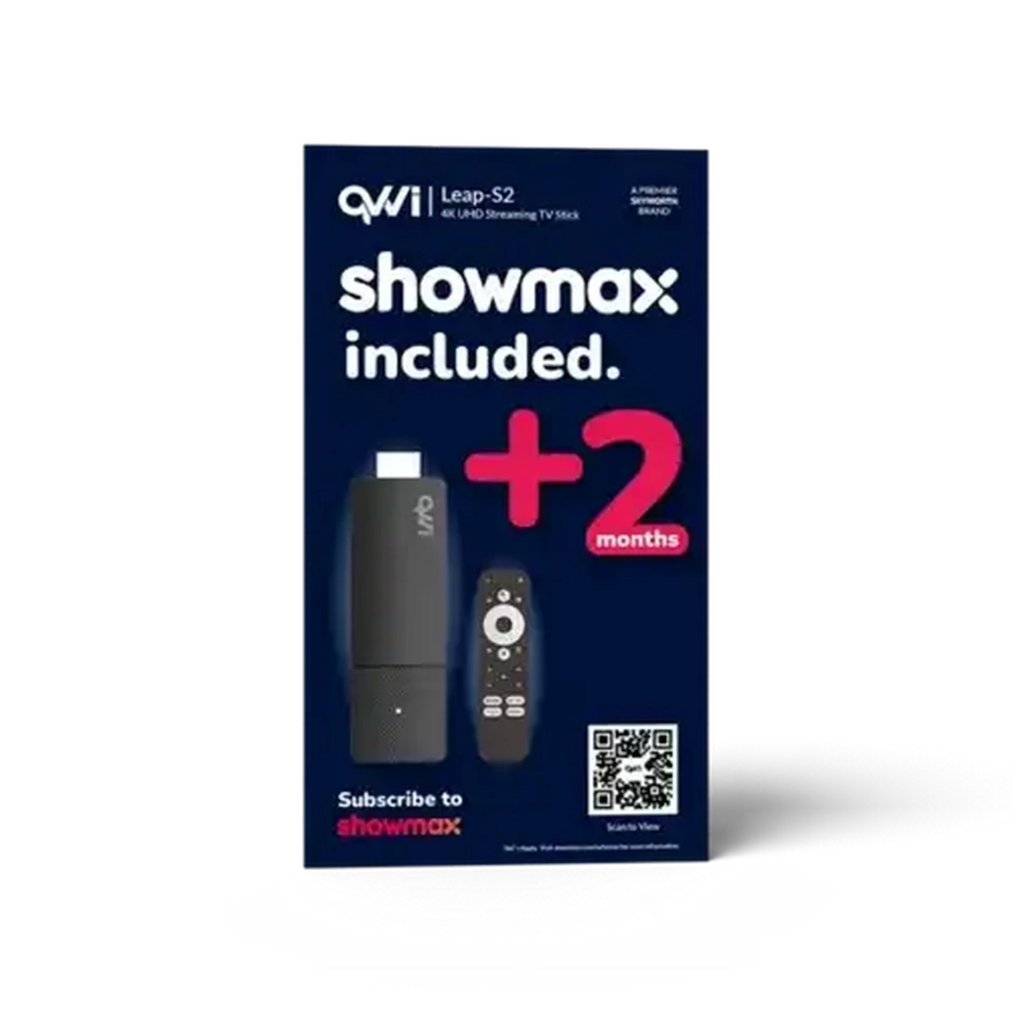 Image of QVWi Black 4K Google Streaming Stick Leap-S2