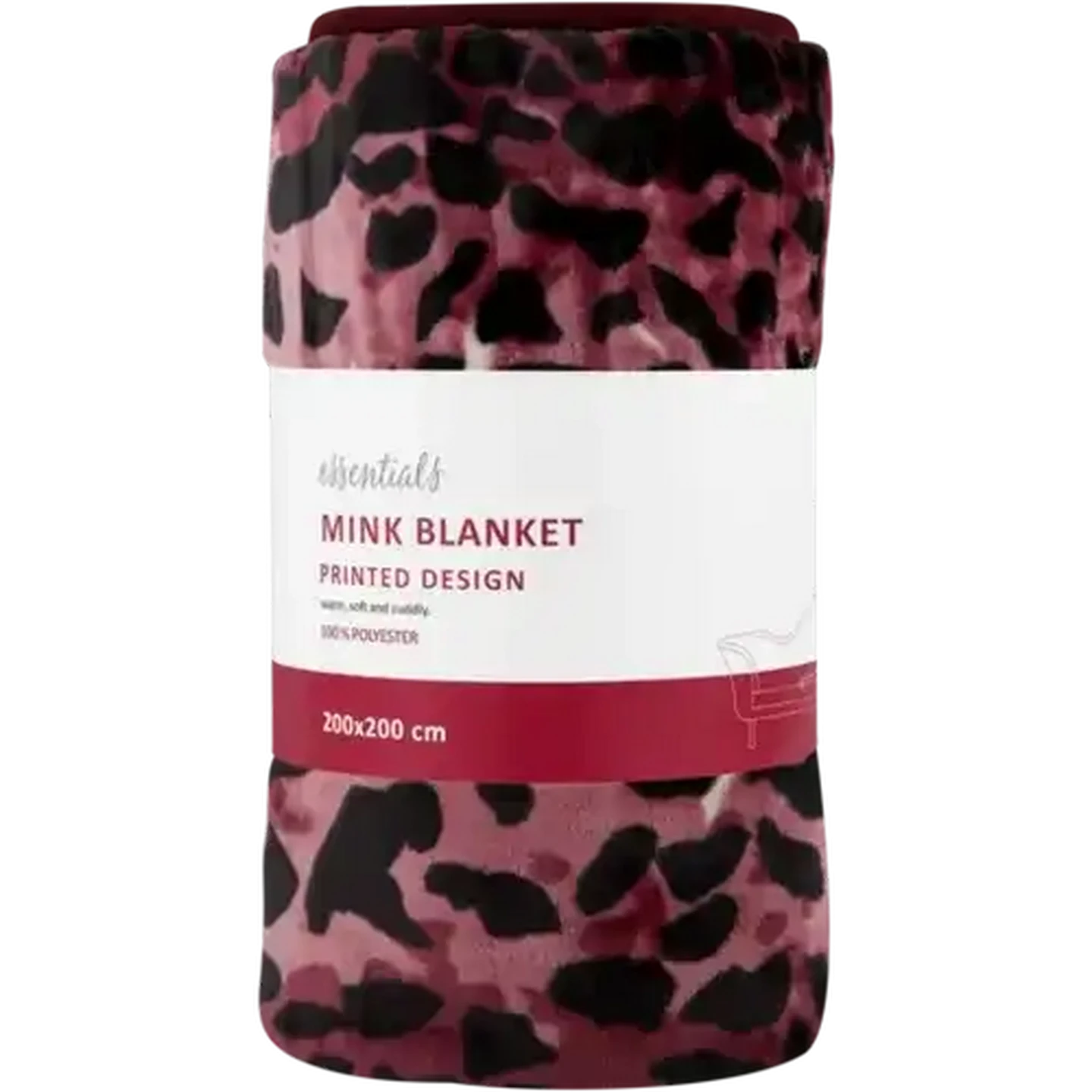 Image of Essentials Mink Blanket 2000mm x 2000mm (Design May Vary)