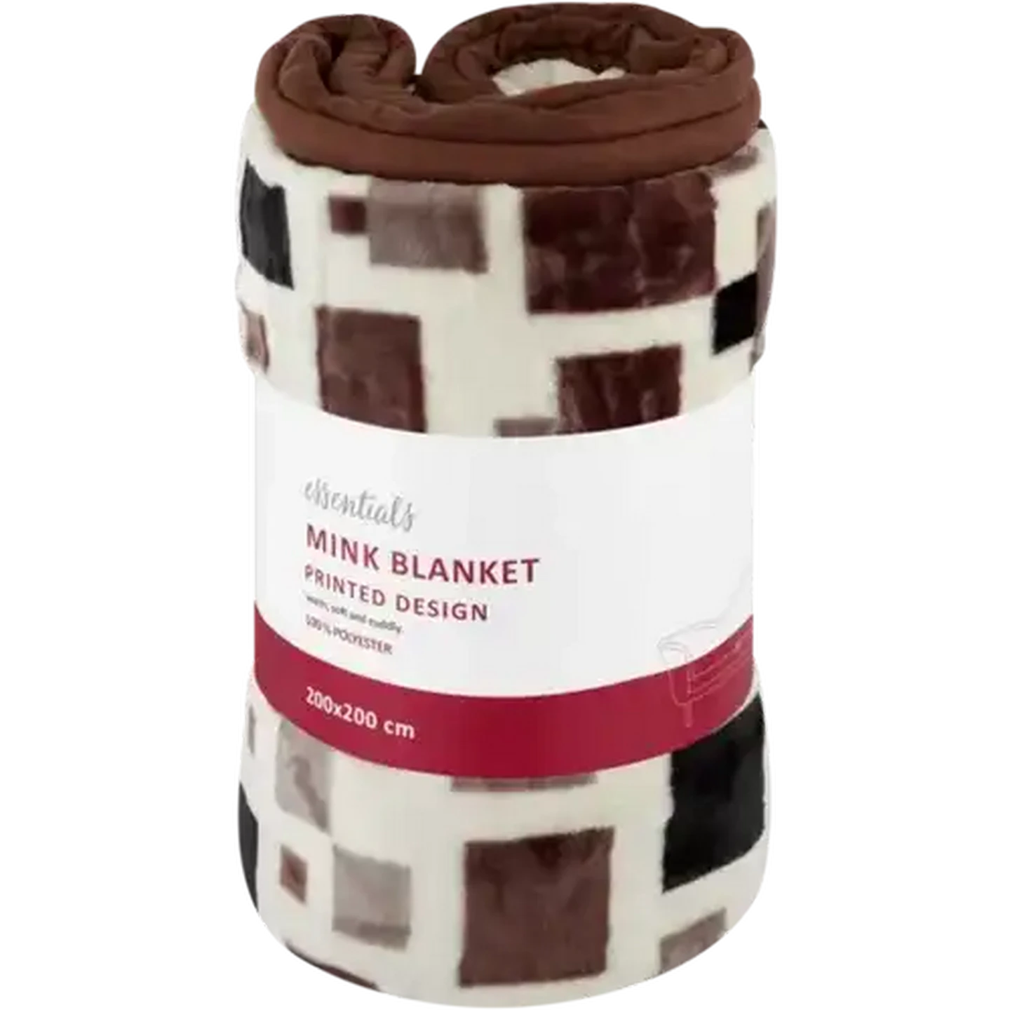 Image of Essentials Mink Blanket 2000mm x 2000mm (Design May Vary)