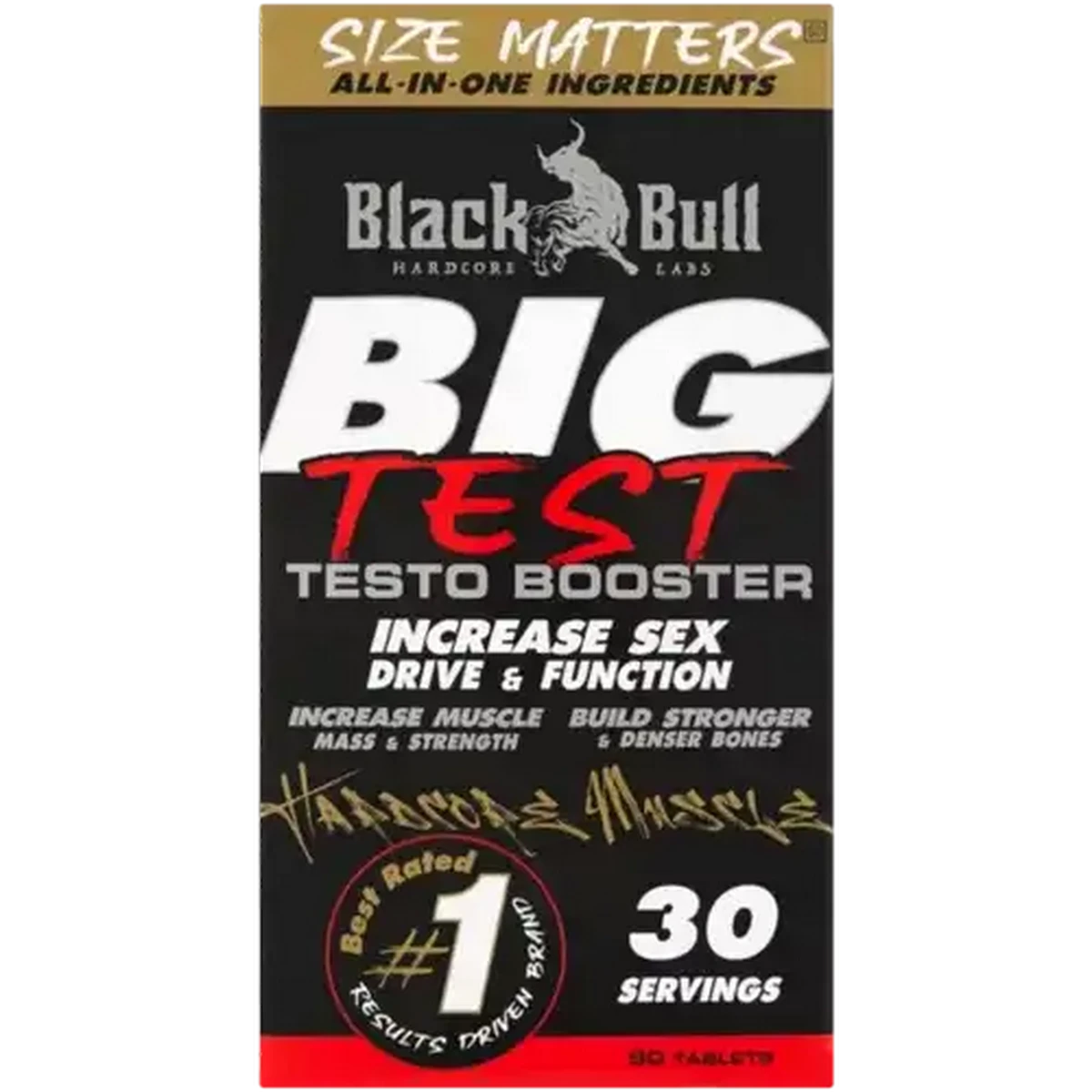 Checkers Sixty60 | Black Bull Big Test Testo Booster Tablets 90 Pack