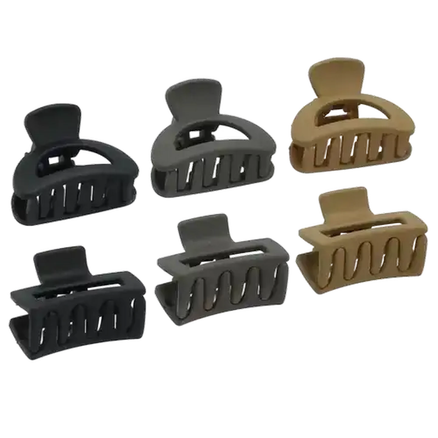 Image of Pretty Woman Small Woodlands Claw 3 Piece (Colour May Vary)