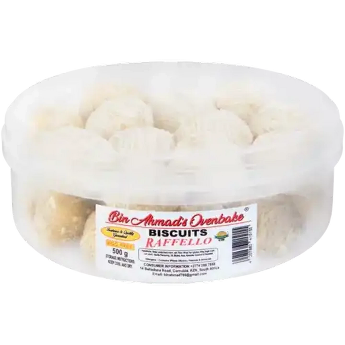 Checkers Sixty60 | Bin Ahmad's Ovenbake Raffello Biscuits 500g