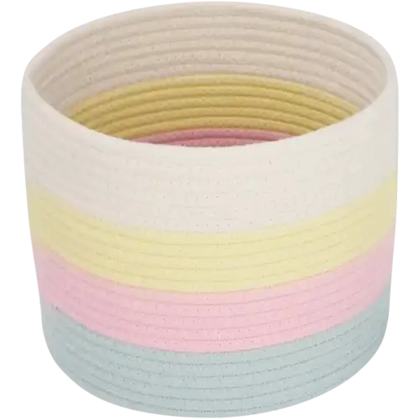 Image of Small Rainbow/Plane Knitted Storage Basket