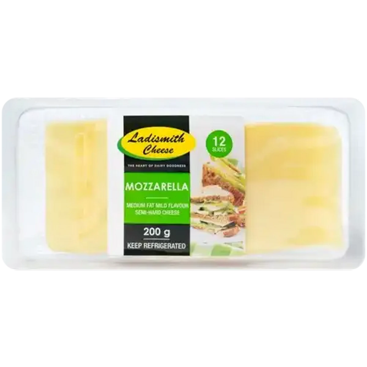 Checkers Sixty60 | Ladismith Medium Fat Mozzarella Cheese Slices 12 Pack