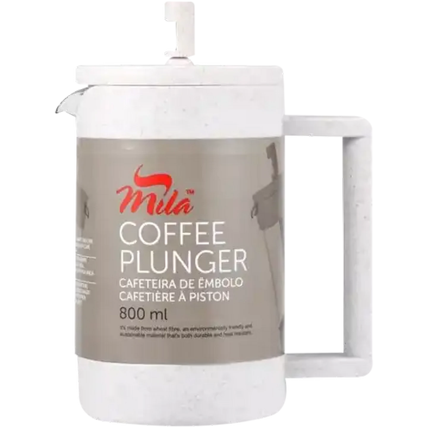 Image of Mila White Coffee Plunger 800ml
