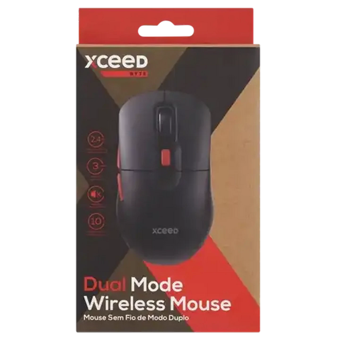 Image of Xceed Byte Black Dual Mode Wireless Mouse