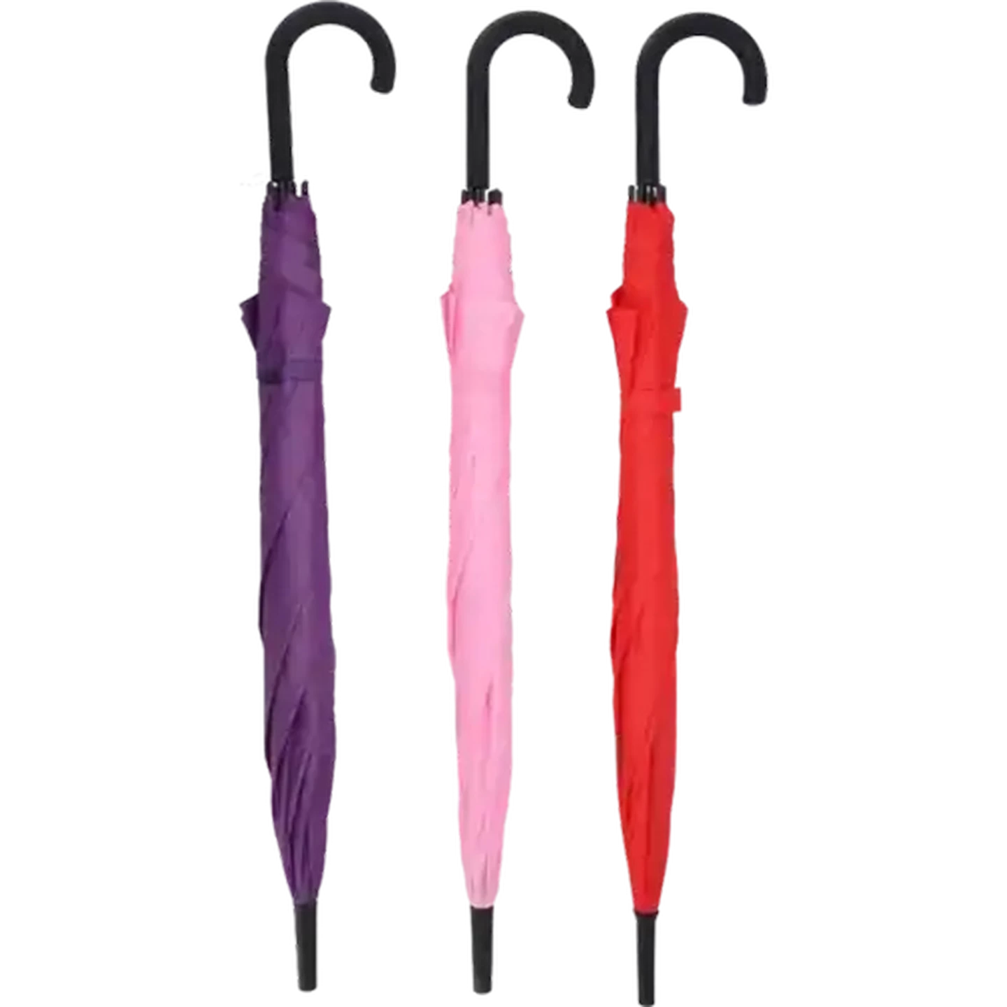 Image of Rubber Hooked Rain Umbrella 23cm (Colour May Vary)