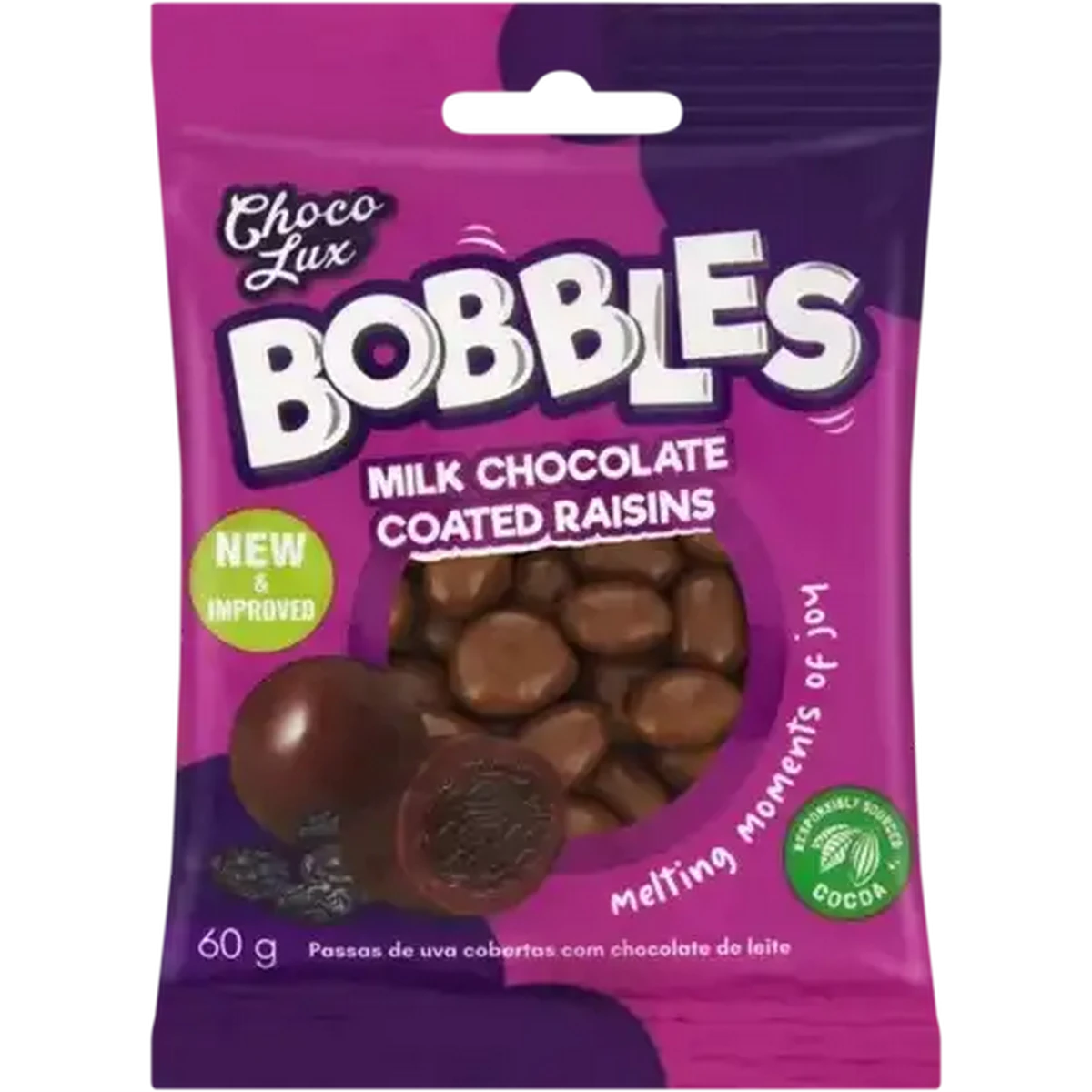 トップス LGB TK15 CHOCOLATE Checkers Sixty60 | Choco Lux Bobbles Milk Chocolate Coated Raisins 60g