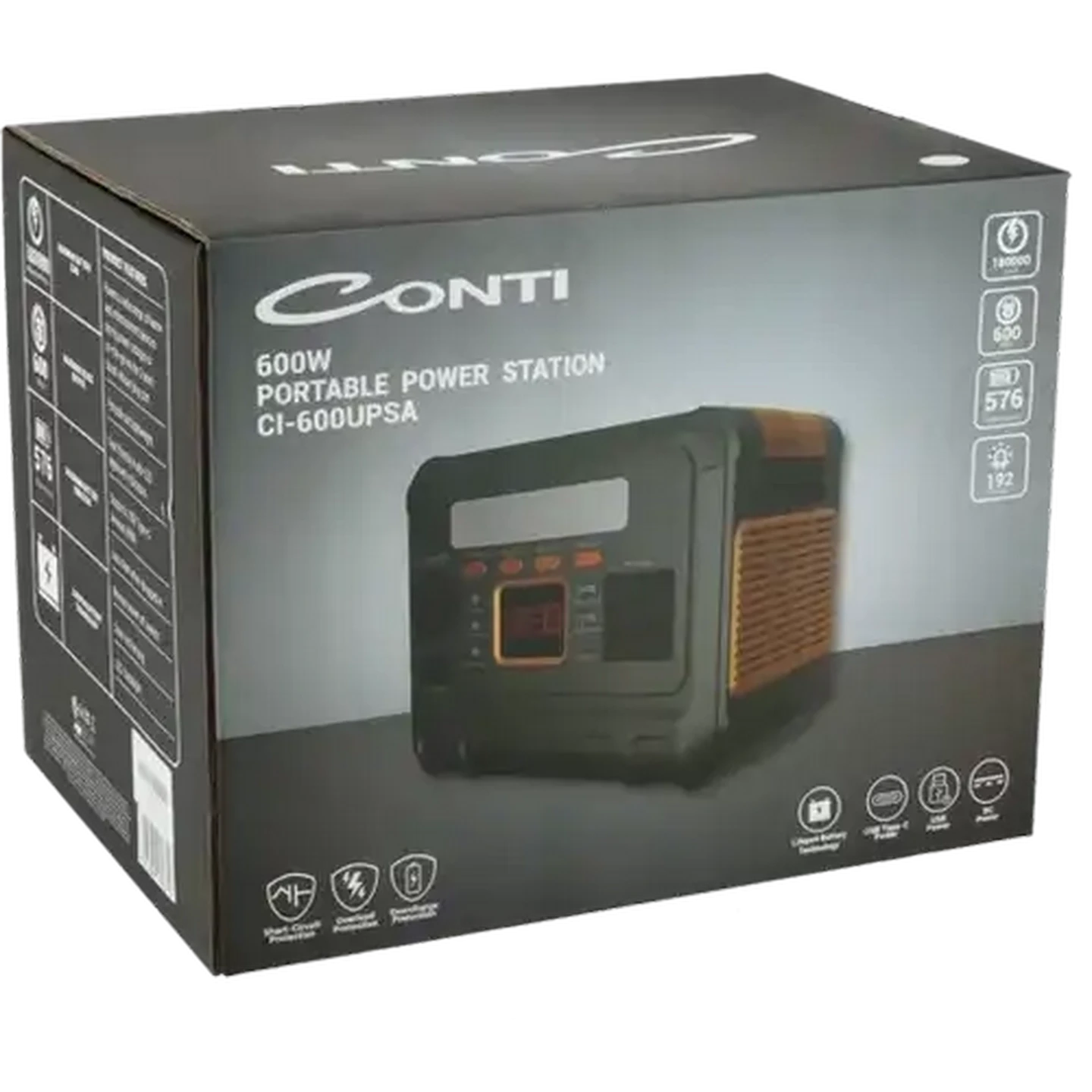 Image of Conti Portable UPS Power Station 600W