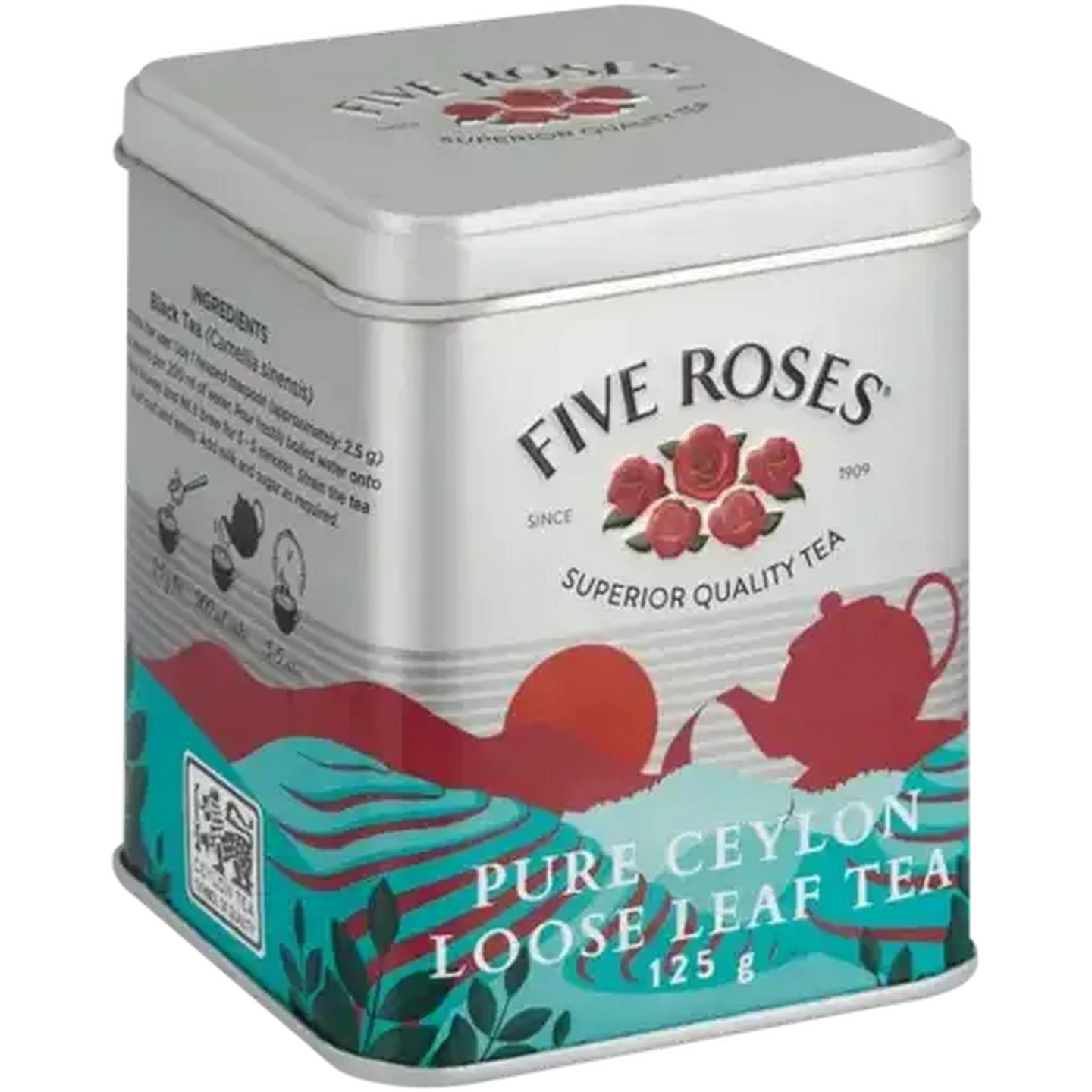 Image of Five Roses Pure Ceylon Loose Leaf Tea 125g