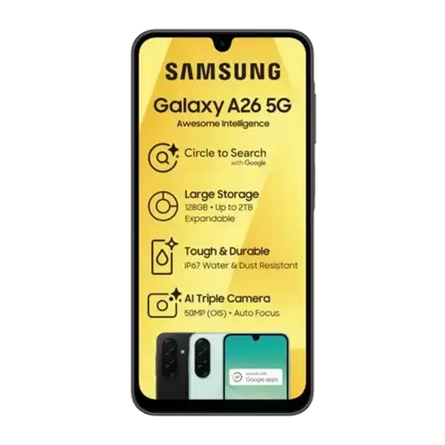 Checkers Sixty60 | Samsung Galaxy A26 5G Black Smartphone 128GB