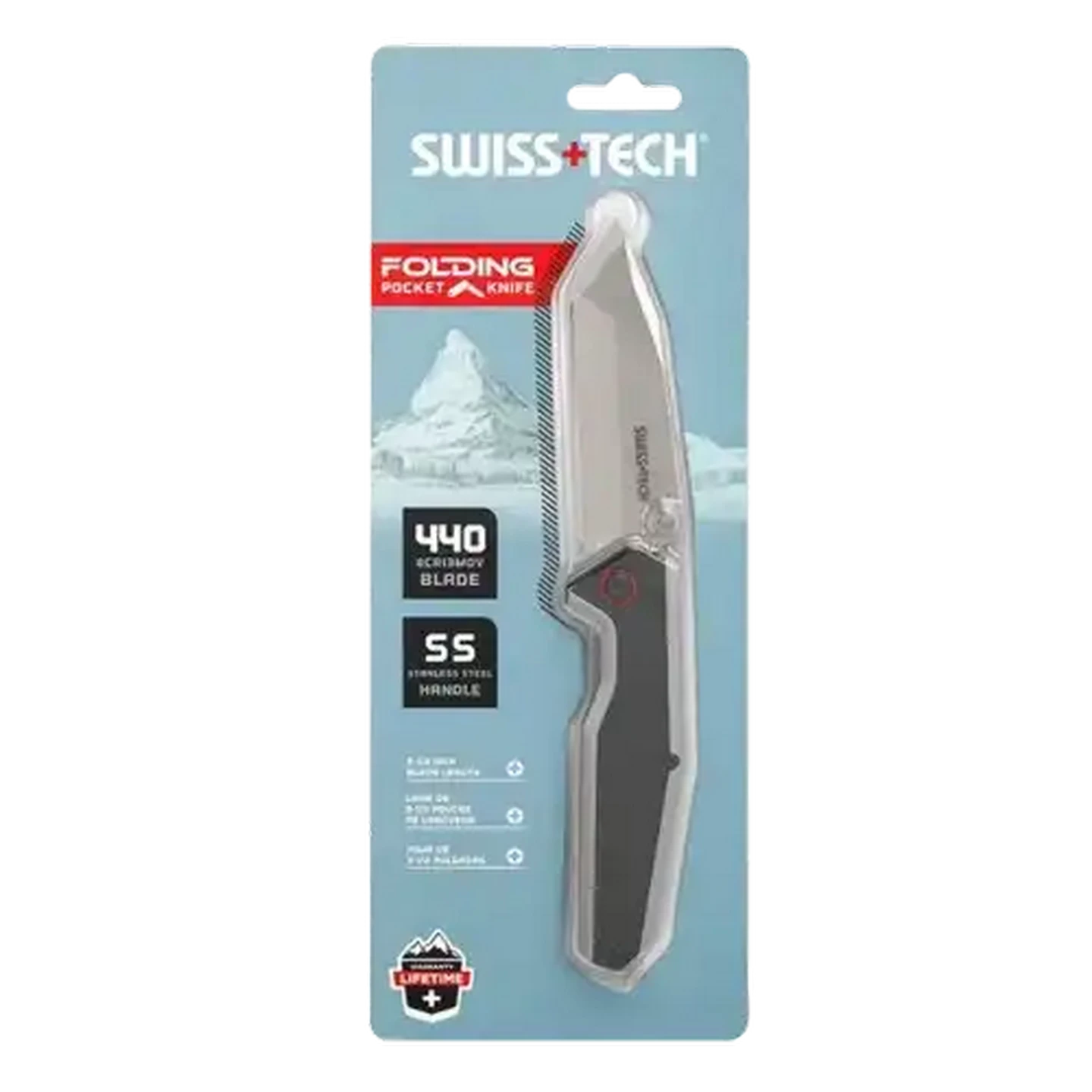 Checkers Sixty60 | SWISS+TECH SS + G10 Pocket Folding Knife ST014003