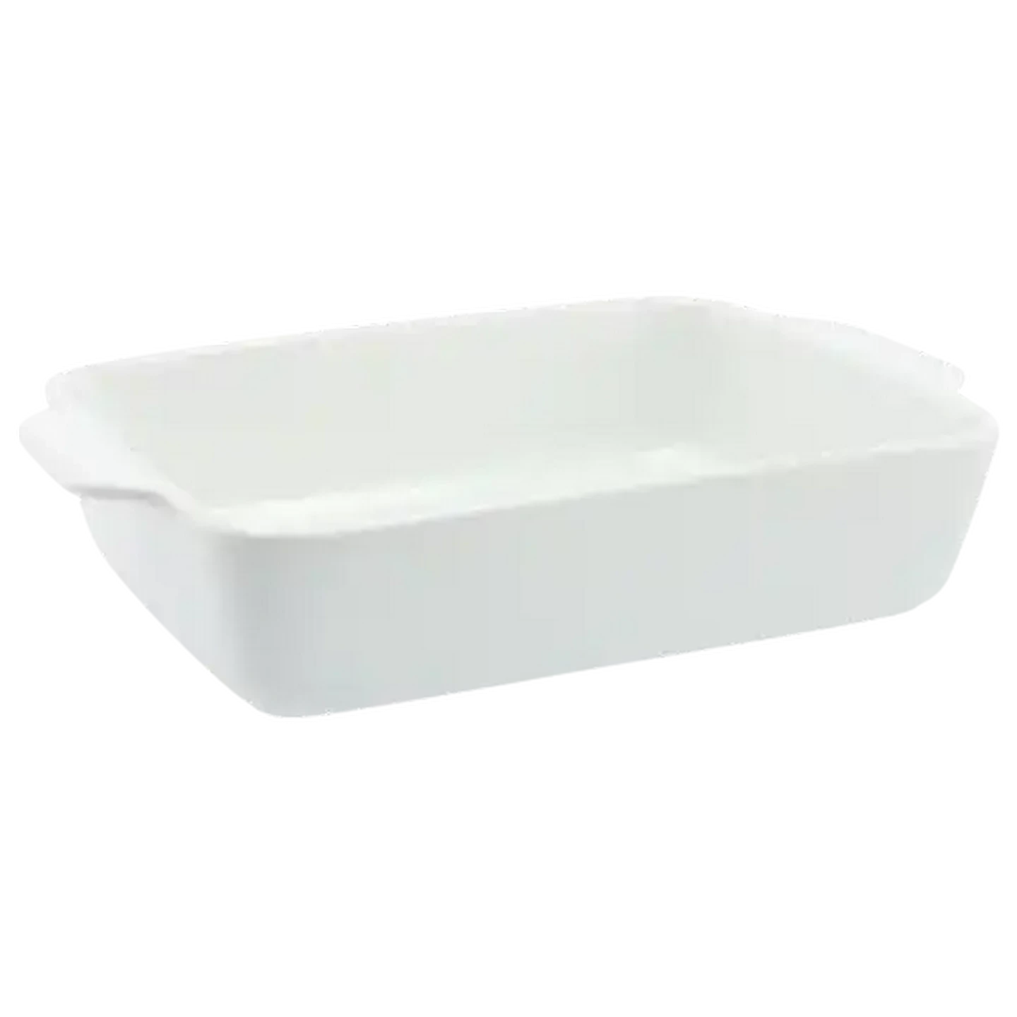 Shoprite ZA | Rectangular White Porcelain Baker With Handles 30cm