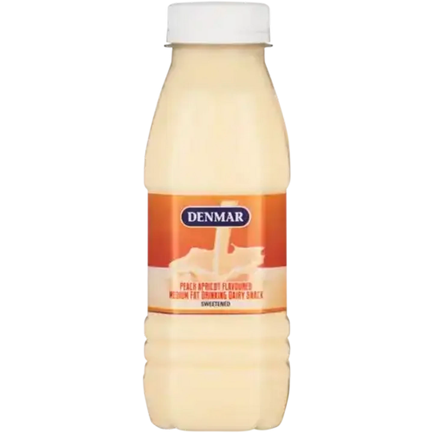 Image of Denmar Peach Apricot Flavoured Medium Fat Drinking Dairy Snack 350ml
