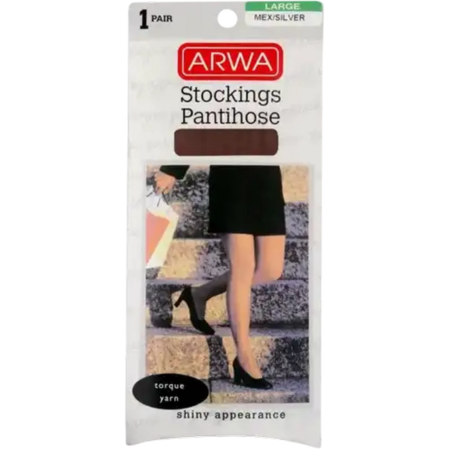 Image of Arwa Torque Yarn Mexican Silver Large Pantihose