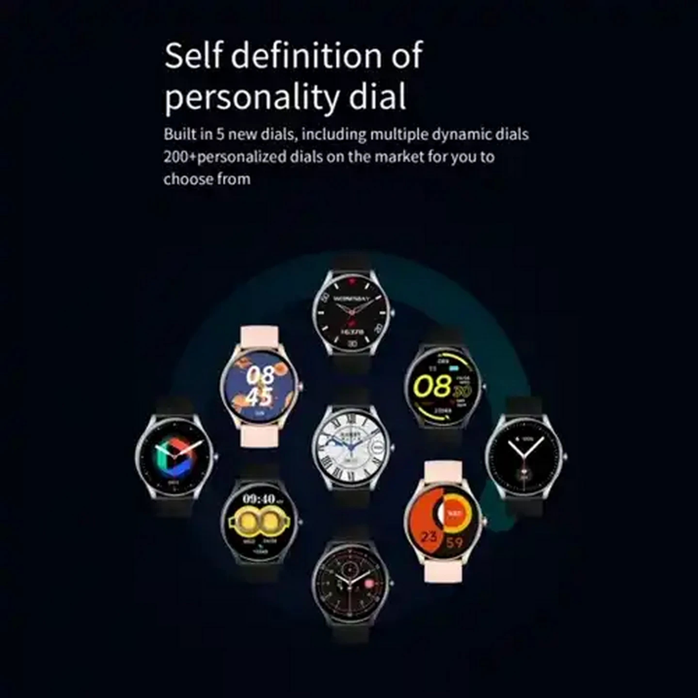 Image of Polaroid Elite Rose Gold Smart Watch