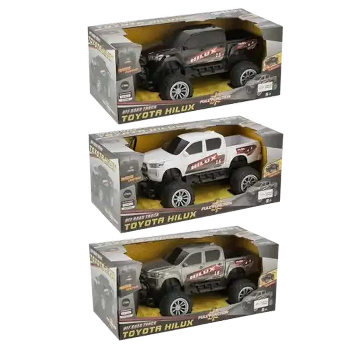 ラジオコントロール TOYOTAHILUX4WDセミデラコン スケール1/20 Shoprite ZA | Toyota Hilux Radio Control Bakkie 1:24 (Colour May Vary)