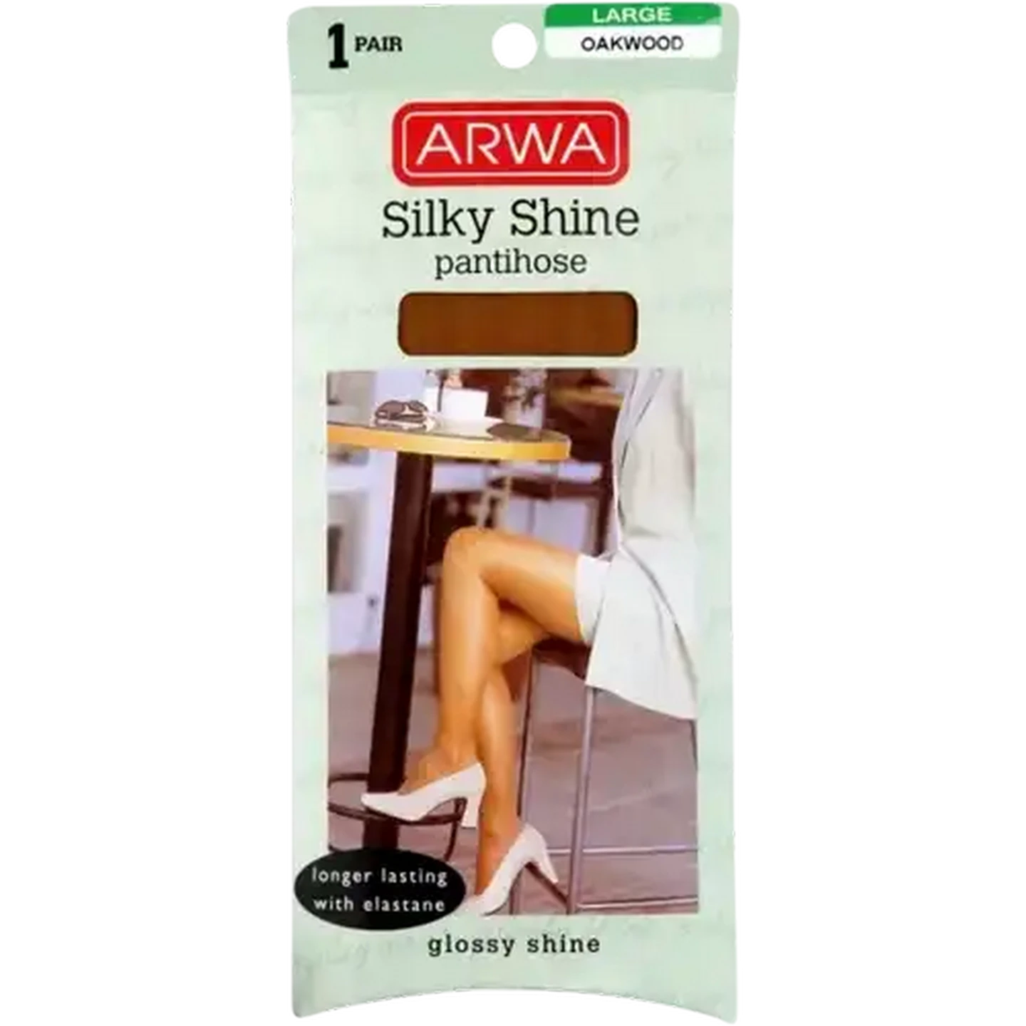 Image of Arwa Silky Shine Oakwood Large Pantihose