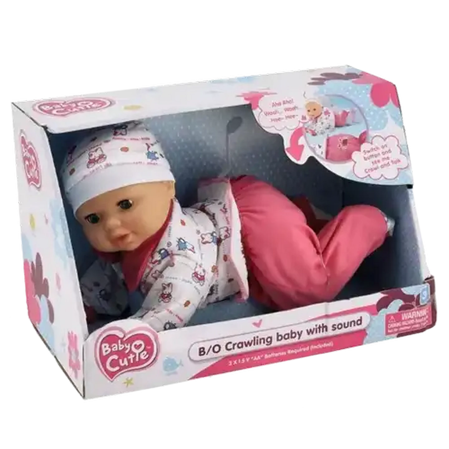 Checkers Sixty60 | Baby Cutie Mia Crawling Doll with Sound