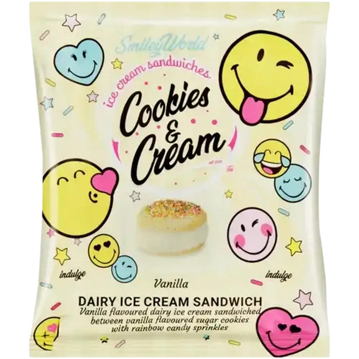 abckalakalaコーヒーアイススクイーズ Checkers Sixty60 | Cookies & Cream Smiley World Vanilla Dairy Ice
