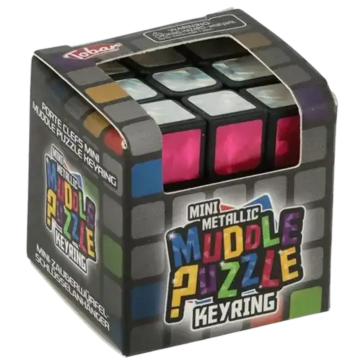 レア Africaコレクションのマルチカラー スクイグル Checkers Sixty60 | Mini Metallic Muddle Puzzle Keyring