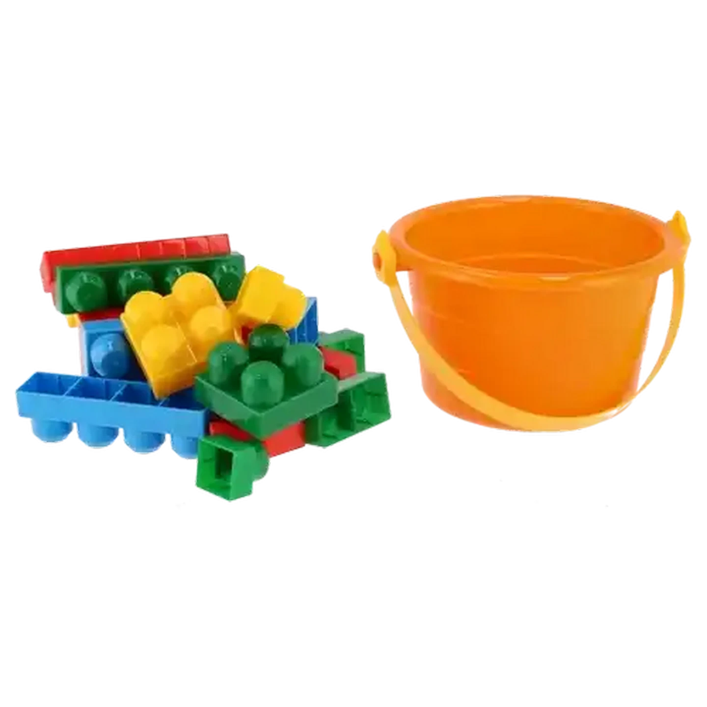 Image of Zeus Round Bucket with Blocks 25 Piece