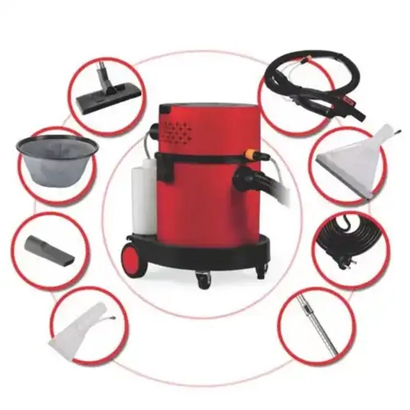 Image of Genesis Cleanmaster Red Vacuum Cleaner