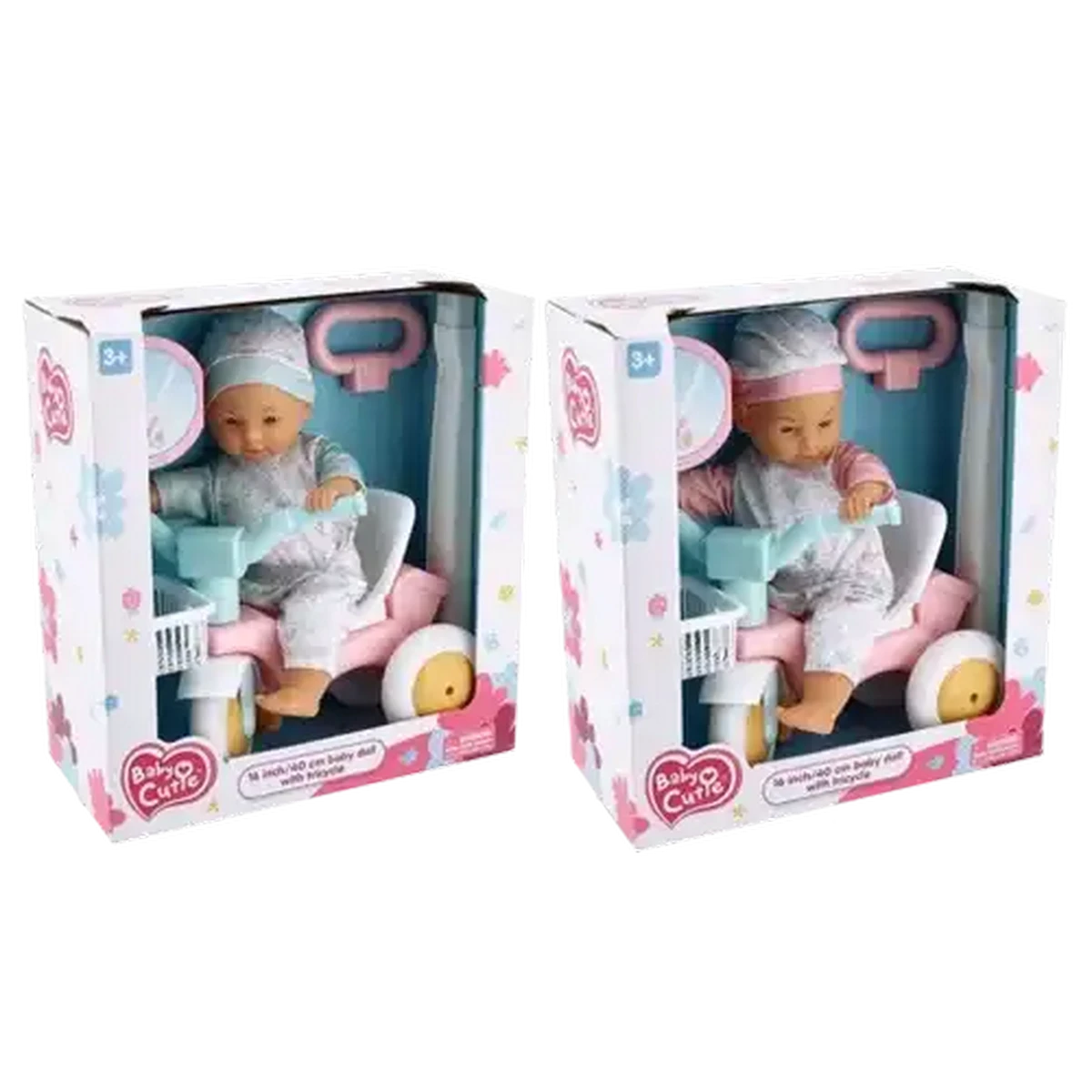 Checkers Sixty60 | Baby Cutie Baby Doll with Tricycle 40cm (Colour