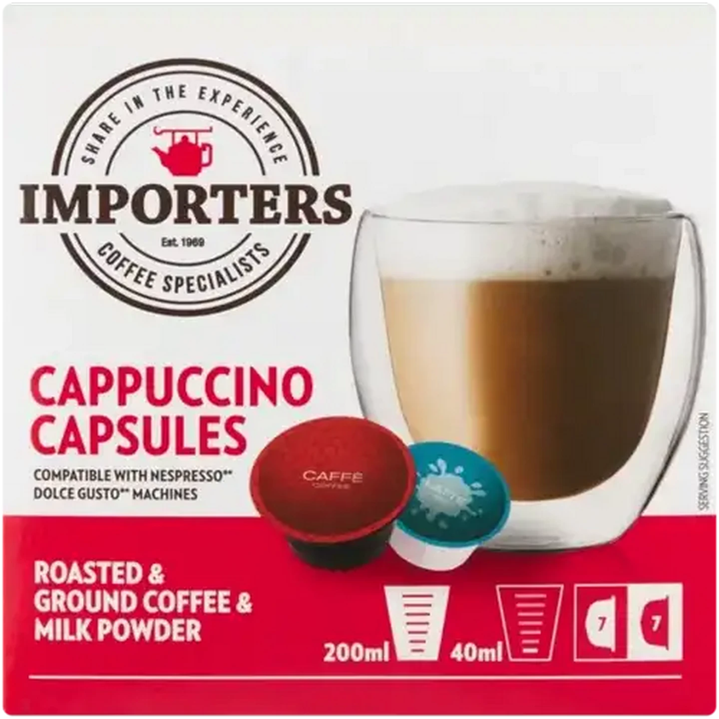 Checkers Sixty60 | Importers Cappuccino Capsules 14 Pack